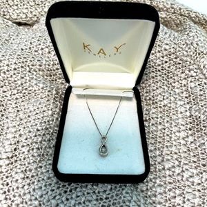 Kay jewelers floating diamond necklace